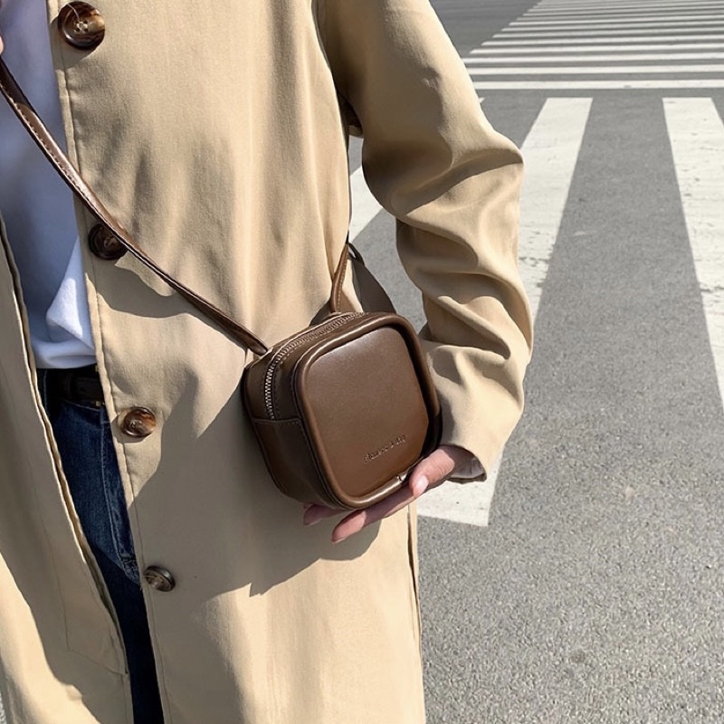 TÚI ĐEO CHÉO MINI HỘP VUÔNG FLOWER