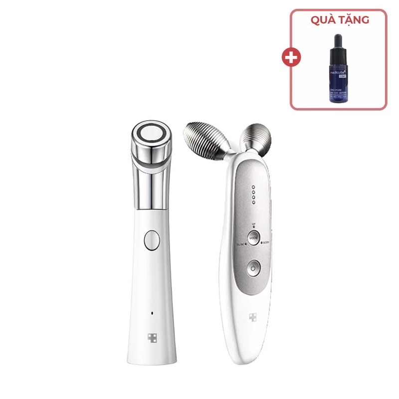 SET 2 THIẾT BỊ TRẺ HOÁ VÀ NHỎ LỖ CHÂN LÔNG AGE-R MEDICUBE