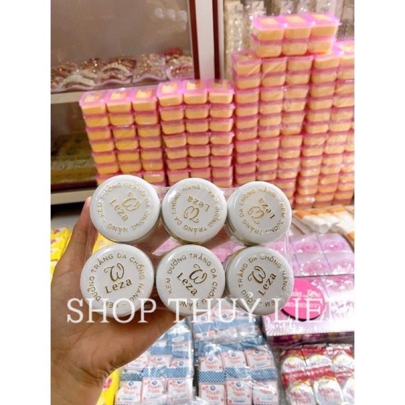 Kem mặt Wleza màu trắng trắng da size 18g