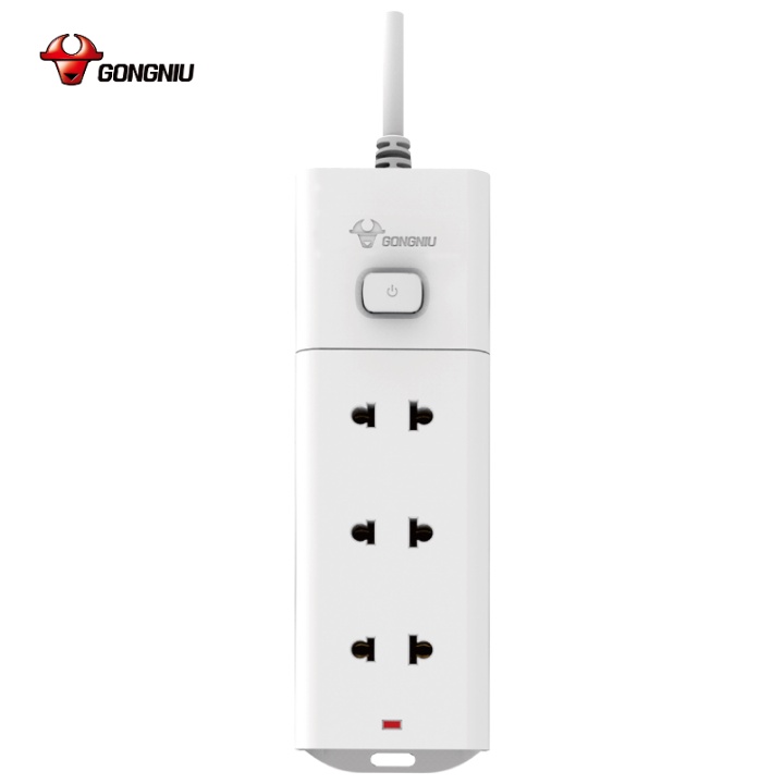 Ổ Cắm Điện Gongniu Đa Năng 3 Ổ 1 Công Tắc 2500W – V1030