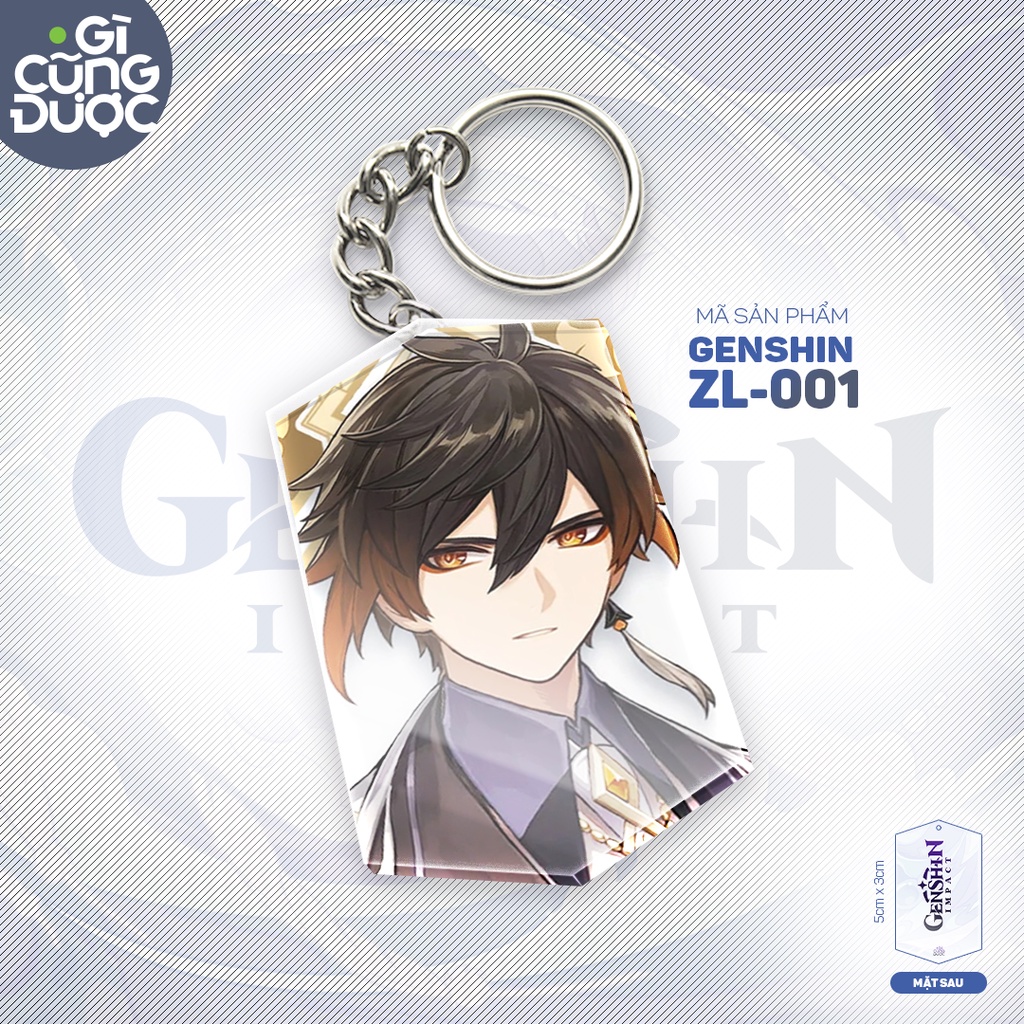 Móc khóa Genshin Impact Cyno Nilou Raiden Zhongli BST 2209