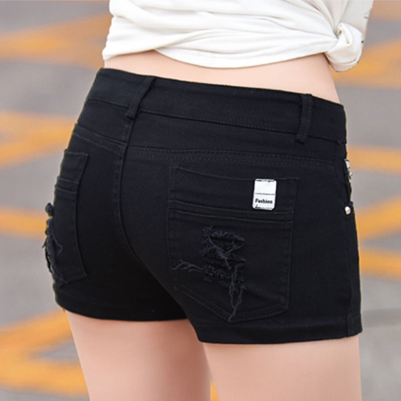 Hot Girl Quần Short Denim Lưng Thấp Ôm Dáng Thời Trang Xuân Hè Hàng Có Sẵn [40% Off]