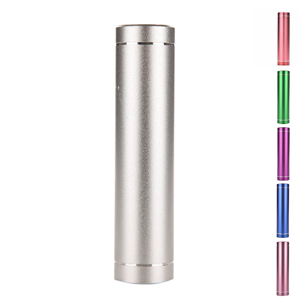 Pin Sạc Dự Phòng Mini Hình Trụ Bằng Nhôm Có Cổng Sạc USB 18650