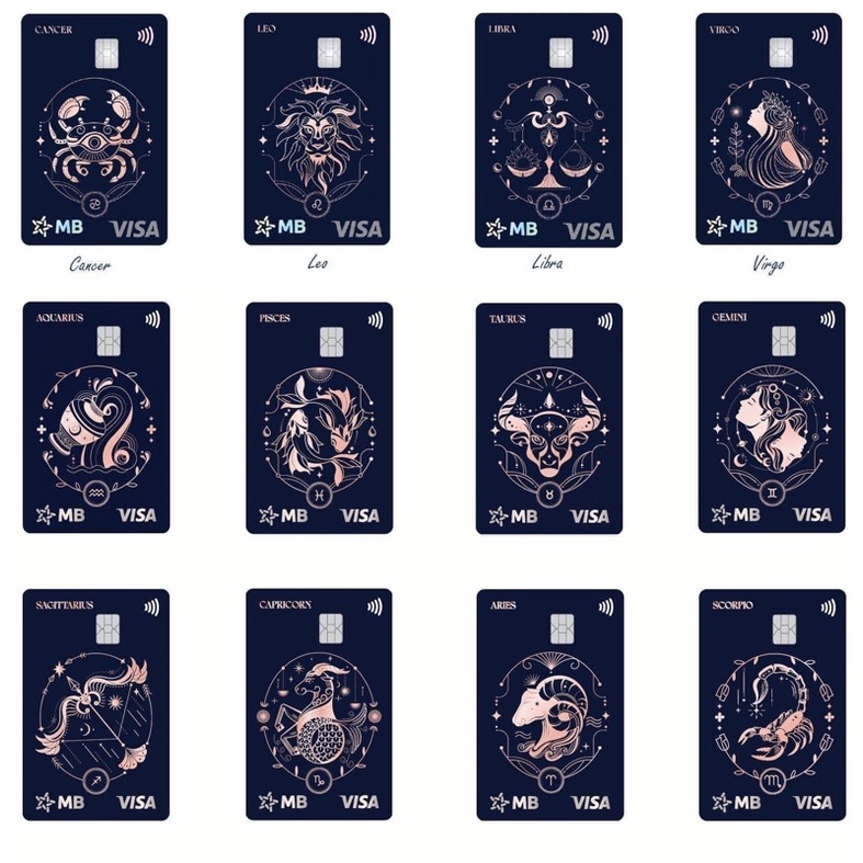 Thẻ MBBANK Cung hoàng đạo