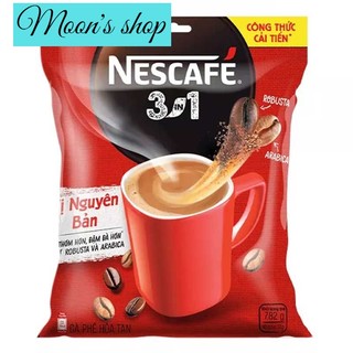 Túi 46 gói× 17g Nescafe 3in1 rang xay Xanh, Đỏ