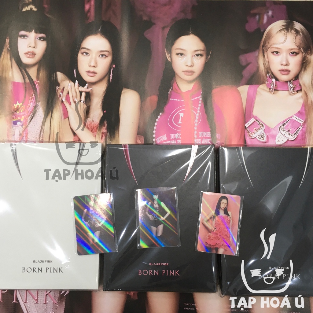 CÓ SẴN - ALBUM BLACKPINK BORN PINK POD CÁC WEB, CÓ POSTER