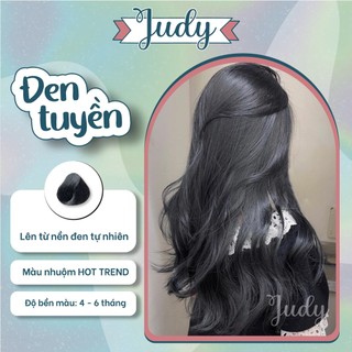 Thuốc nhuộm tóc Đen tuyền tại nhà đơn giản + tặng oxy trợ nhuộm |JUDY HAIR