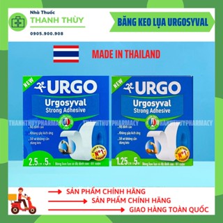 BĂNG KEO LỤA URGOSYVAL Dùng Để Băng Các Vết Thương Hậu Phẫu [1.25cmX5m Và 2.5cmX5m]