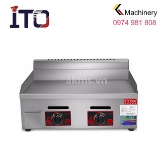 Bếp chiên phẳng 550mm dùng gas ito asq-718