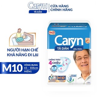 Tã Dán Siêu Thấm Caryn Size M / L / XL 10 Miếng