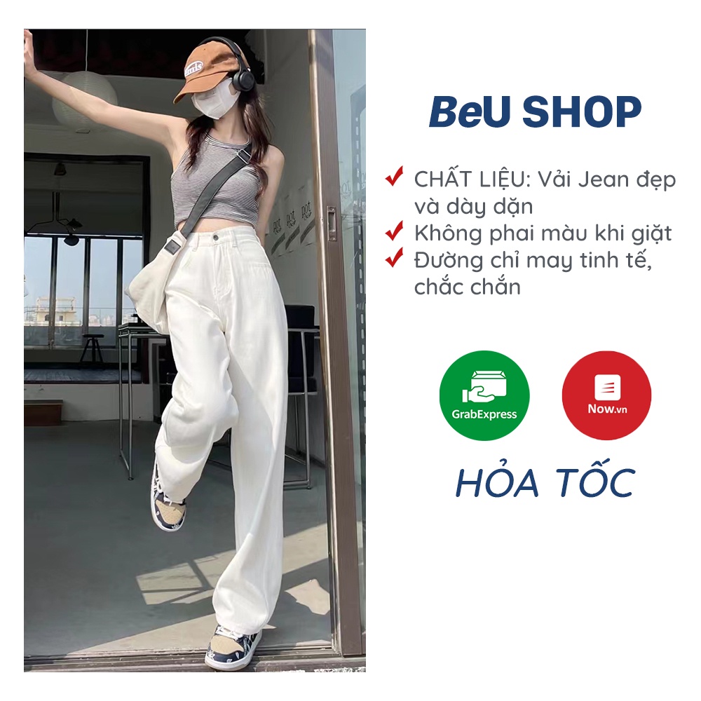 Quần Kaki trơn cạp cao ống xuông, Quần Kaki Baggy lưng cao Ống Suông Rộng Trẻ Trung Năng Động BeUshop Q12 | BigBuy360 - bigbuy360.vn