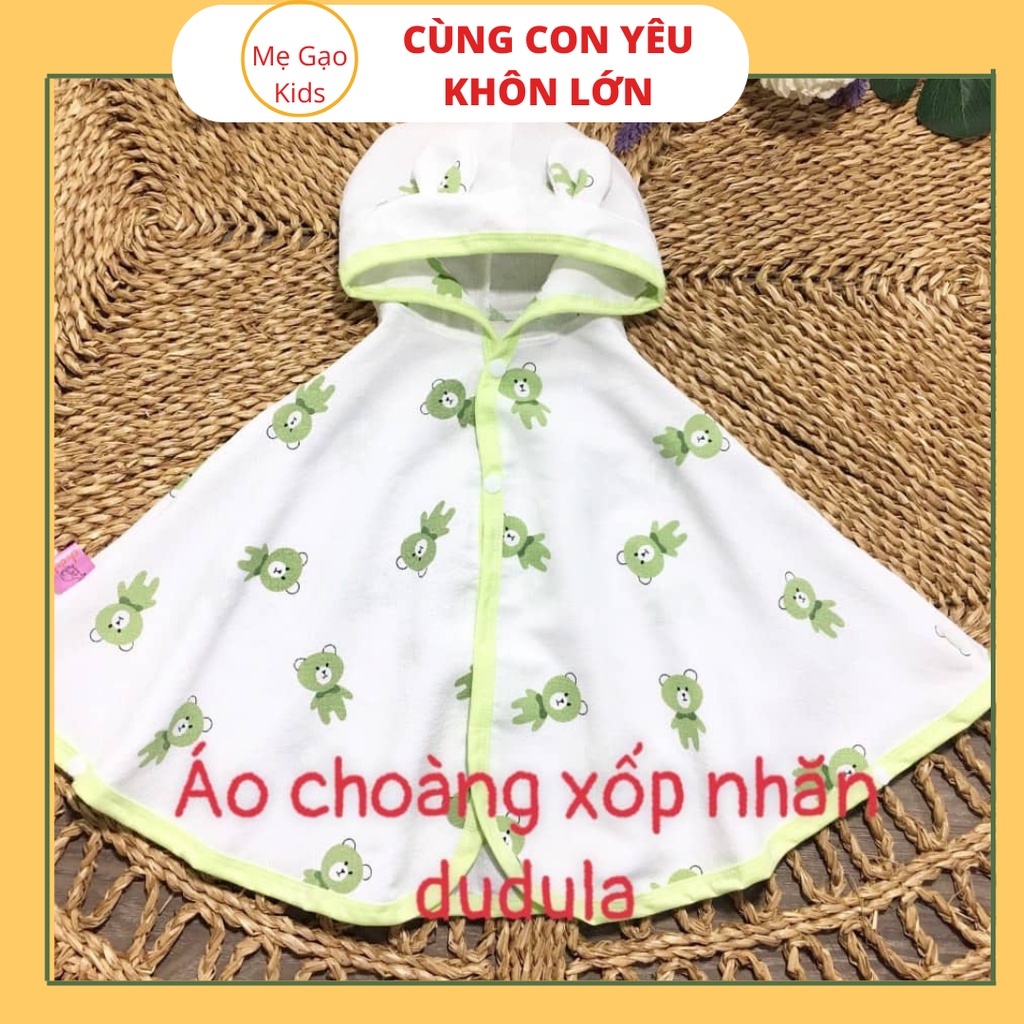 [Mã SMIC1767giảm 50% tối đa 20k đơn từ 0đ] Áo choàng sơ sinh ⚡CỰC XINH⚡ chất vải xô thông thoáng thấm hút mồ hôi tốt