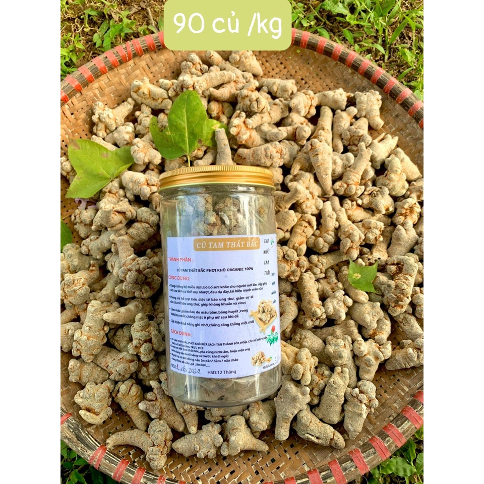 Củ tam thất bắc ,tam thất bắc vùng cao Hà Giang cam kết  hàng chuẩn 100% thảo dược vùng cao