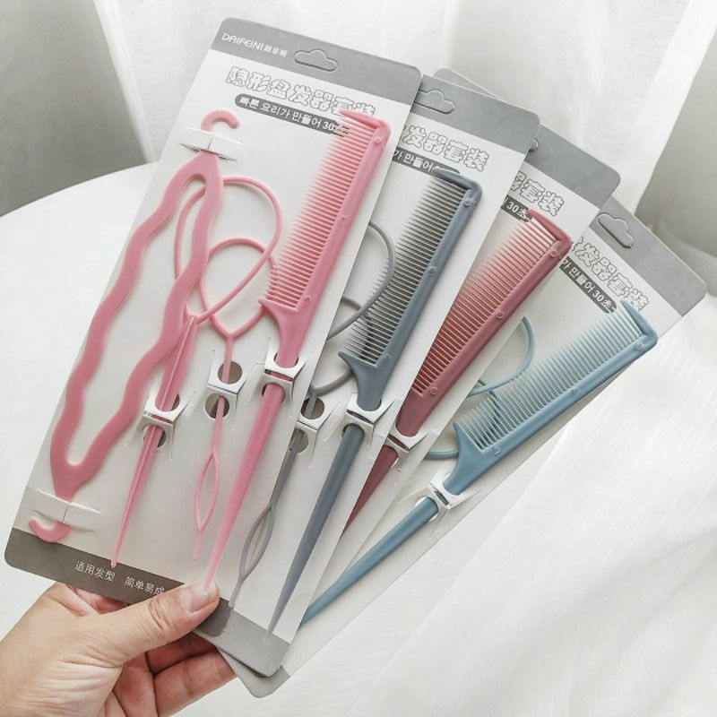 Sỉ 10 Set 4 dụng cụ hỗ trợ tạo kiểu tóc