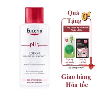 (Quà) Sữa dưỡng thể Eucerin pH5 Lotion 250ml -  dành cho da nhạy cảm