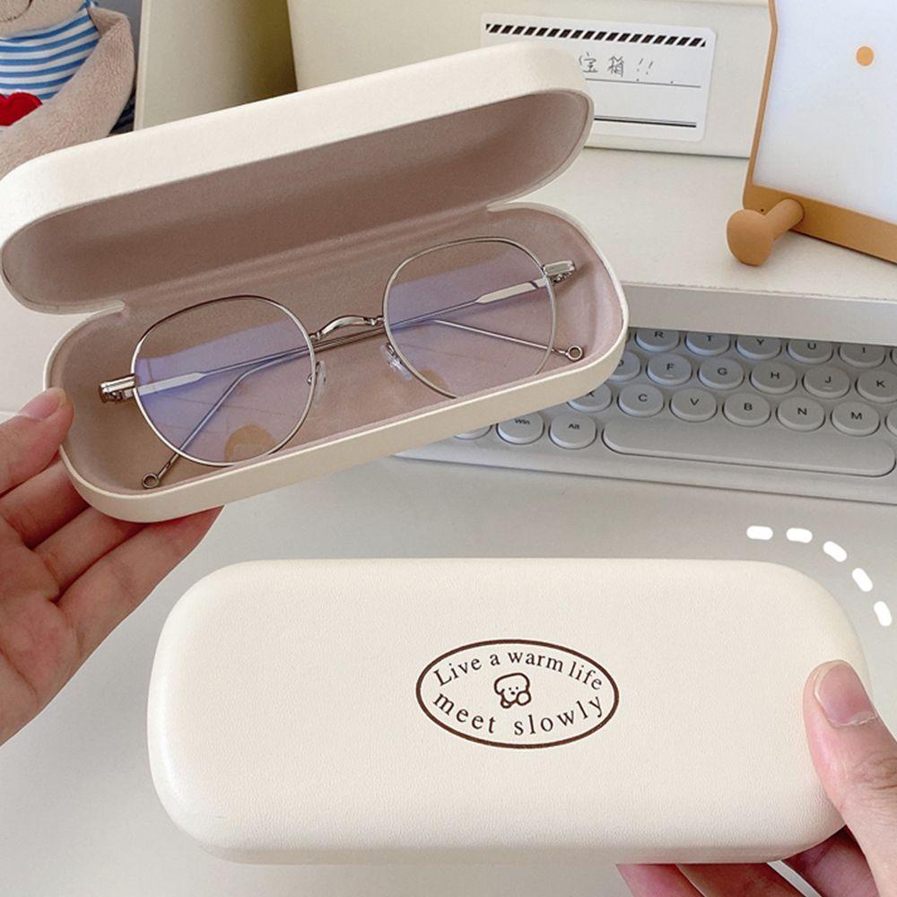 Hộp Đựng Mắt Kính Bằng PU Chống Áp Lực Chống Rơi Hình Chú Chó Hoạt Hình Dễ Thương