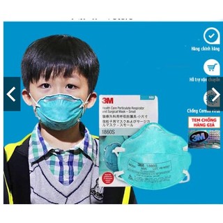 KHẨU TRANG TRẺ EM  3M 1860S ĐẠT CHUẨN N95