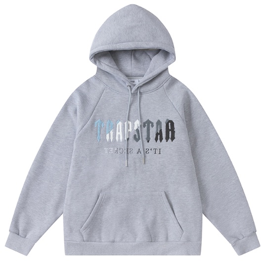 Trapstar Mới Áo Khoác Hoodie Họa Tiết Rằn Ri Phối Cá Tính