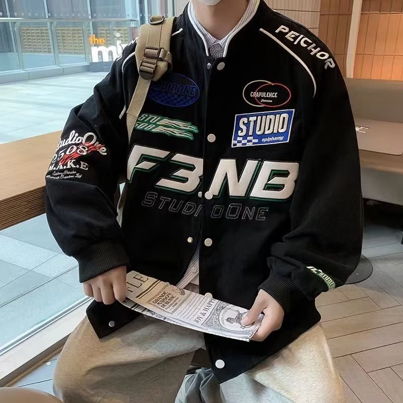 Áo Khoác Nam Bóng Chày Plus Size Unisex Phong Cách Hàn Quốc áo khoác bomber nữ áo khoác nam thời trang áo khoác nam cao cấp