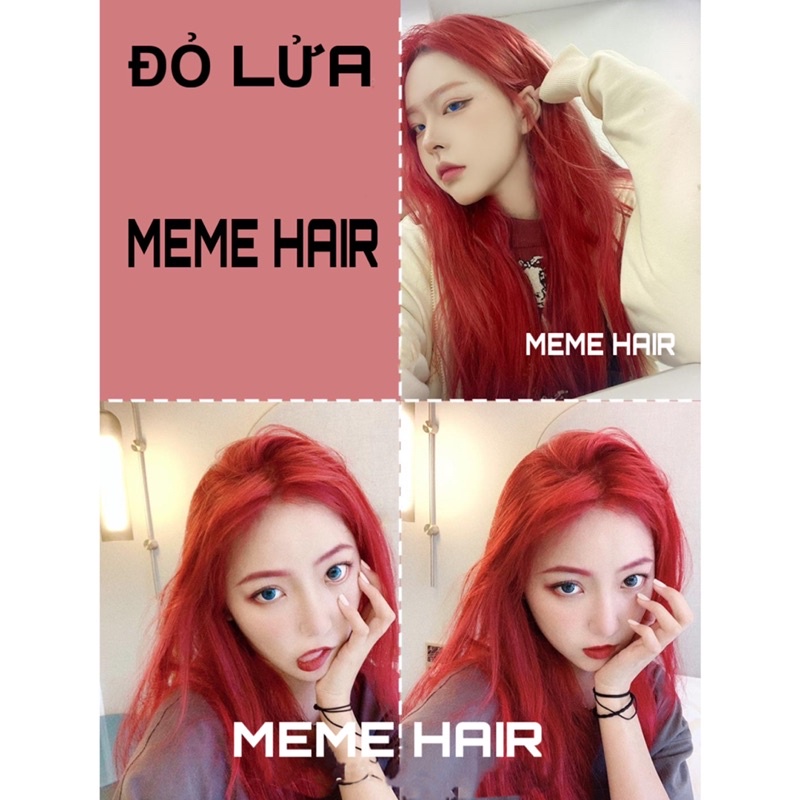 Combo màu nhuộm tone đỏ hot trend