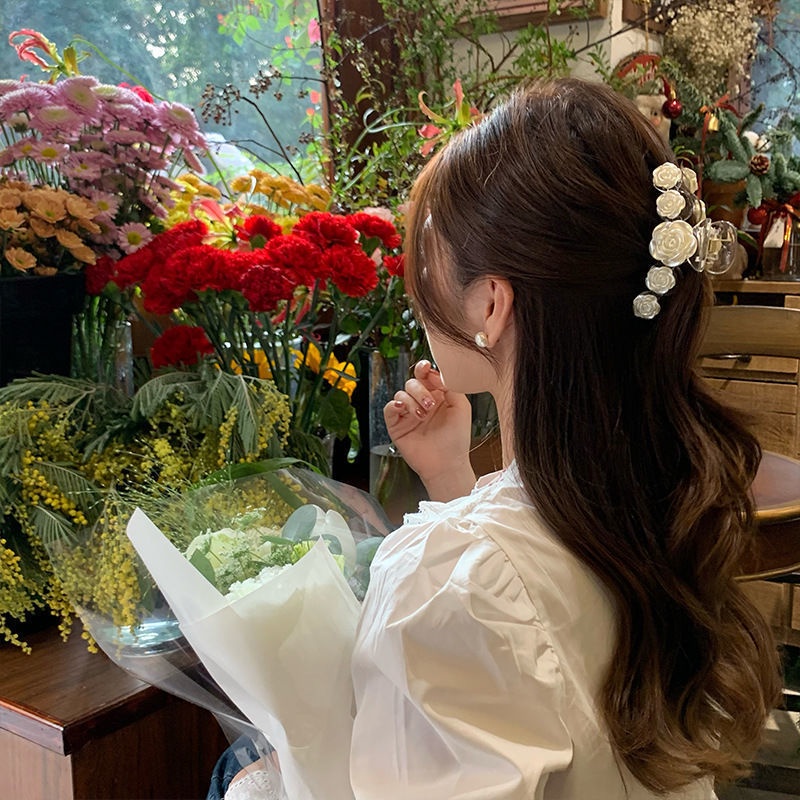 Kẹp tóc CHLINS hình hoa hồng thời trang dành cho nữ