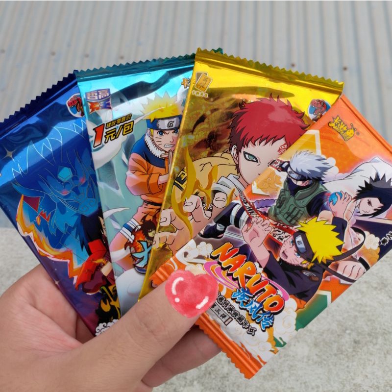Thẻ nhân phẩm naruto ảnh in hình nhân vật anime naruto