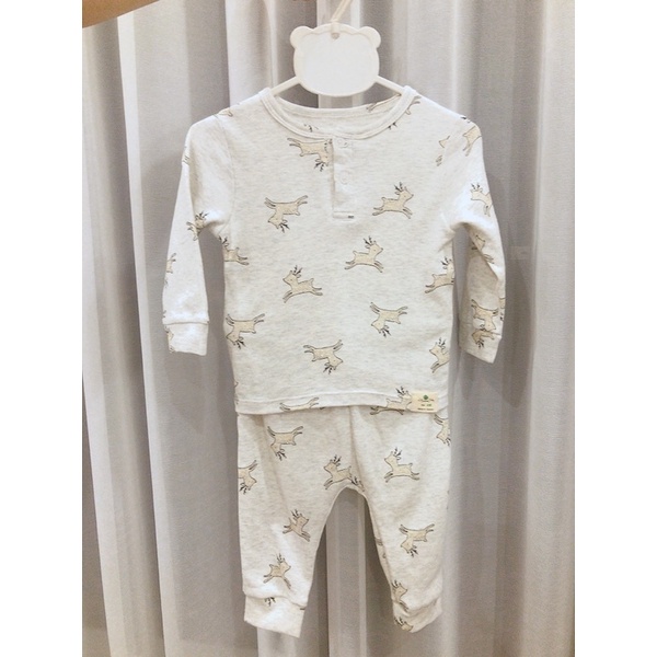 Bộ cotton dài tay sơ sinh Litibaby bé trai 6-36m