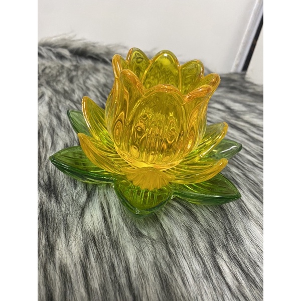 ĐÈN THỜ CÚNG PHA LÊ THUỶ TINH 369  1 CẶP