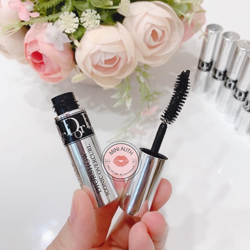 [Mẫu mới 2021] Mascara Diorshow Iconic Overcurl mini 4ml unbox