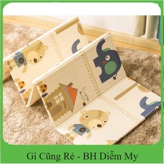 Thảm xốp xpe trải sàn cho bé - chiếu gấp gọn 2 mặt 1m8 x 2m
