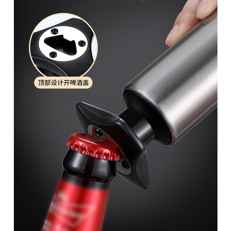 Bộ Dụng Cụ Mở Nắp Chai Rượu Vang Đa Năng Chất Lượng Cao Bằng Inox 304