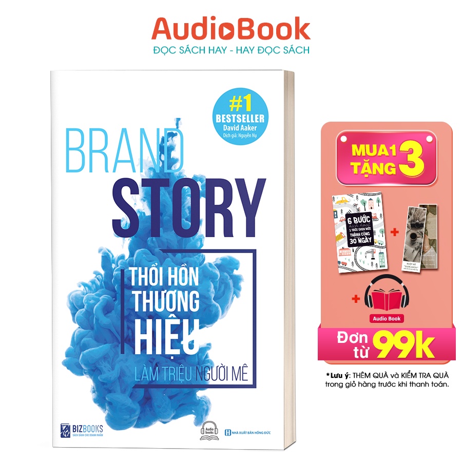 BIZBOOKS - Sách Brand Story: Thổi hồn thương hiệu, làm triệu người mê