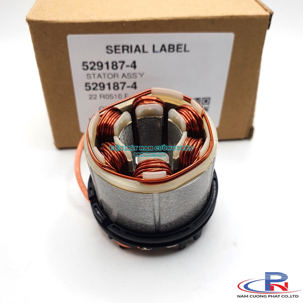 Stator máy khoan bê tông Makita DHR242 DHR244 529187-4