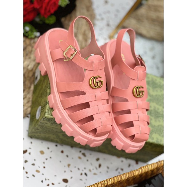 c Sandal Rọ Hồng Gc 5p Da Mềm Fullbox Bill Túi Cao Cấp