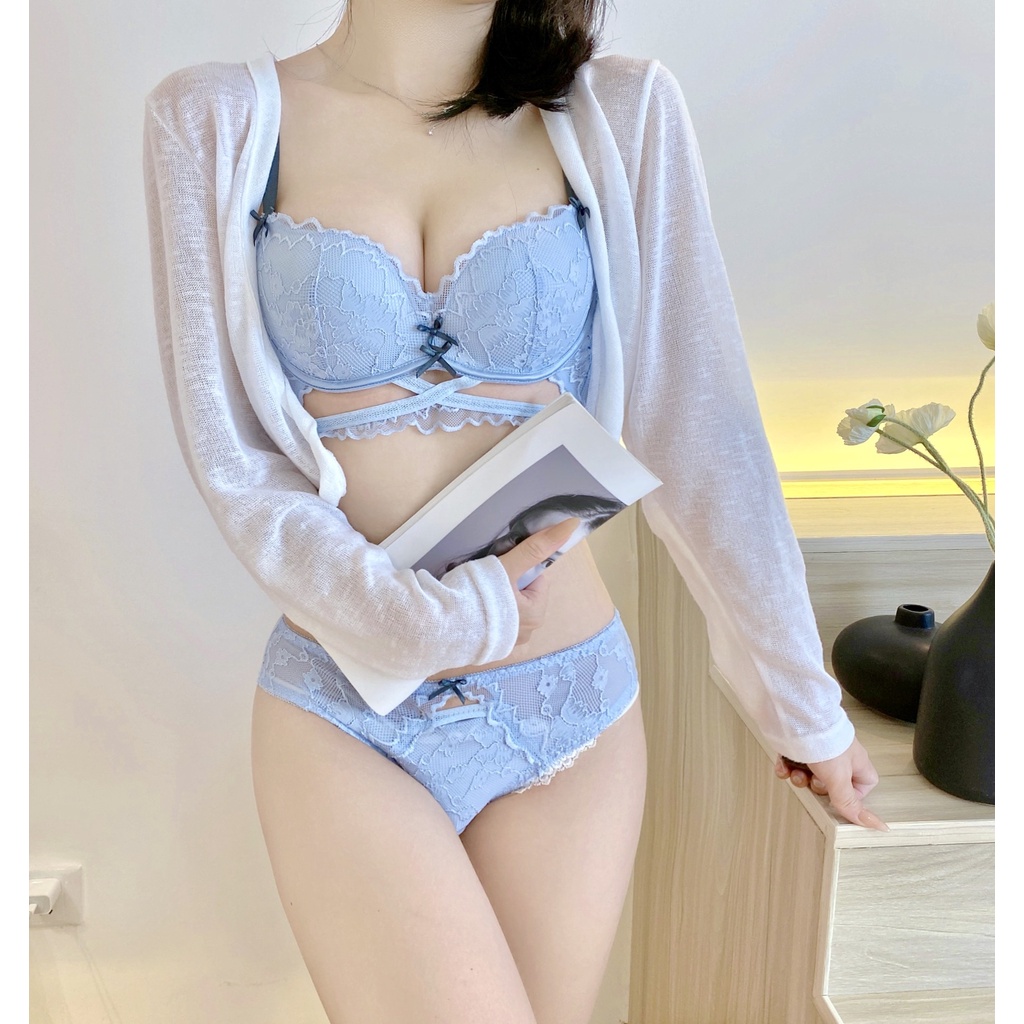 Áo Ngực Su Mềm Mại Phối Ren Cao Cấp DAN L&amp;U 8002