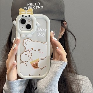 Ốp Lưng Nơ Trong Suốt Iphone/Andoid - Nice Day !!!