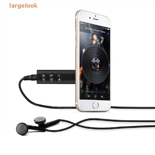 [largelook] Mini Wireless Bluetooth Car Kit Hands 3.5mm Jack AUX Audio Receiver Adapter NEW
  