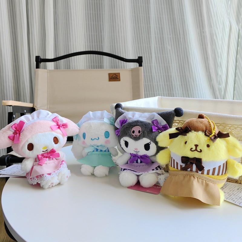 Búp Bê Nhồi Bông Hình Cinnamoroll Kuromi Dễ Thương Trang Trí Túi Xách