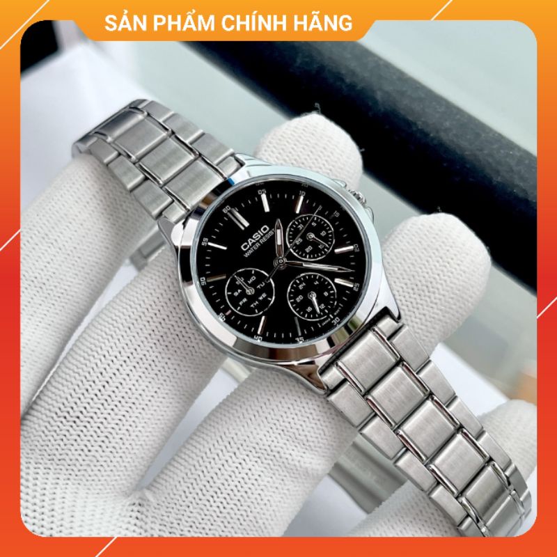 Đồng hồ nữ dây thép chính hãng Casio LTP-V300D