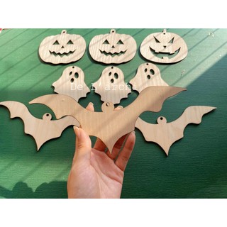 Set Bí Ma Dơi trang trí Halloween (Loại mộc)
