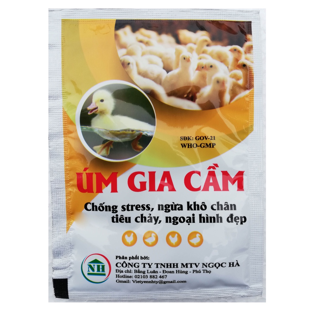 ÚM GIA CẦM 10 g Bổ sung dinh dưỡng, kích thèm ăn chảy cho gà chọi, chim cảnh