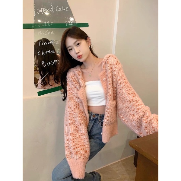 Áo khoác len lông siêu hot 2022