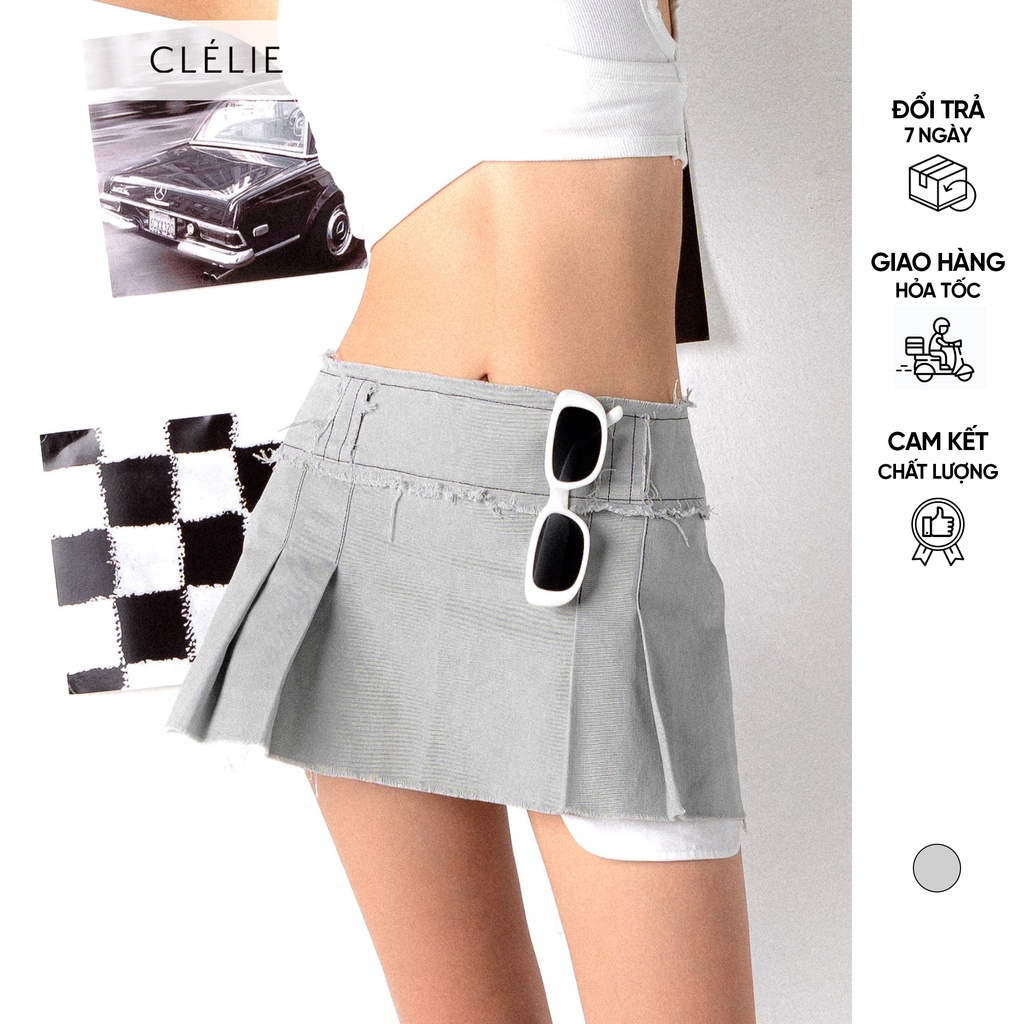 Chân váy ngắn xếp ly | LISA SKIRT - CLÉLIE