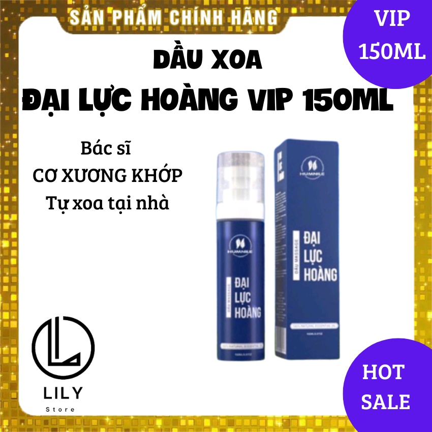 Dầu Xoa Bóp Đại Lực Hoàng Hỗ Trợ Cơ Xương Khớp 150ml