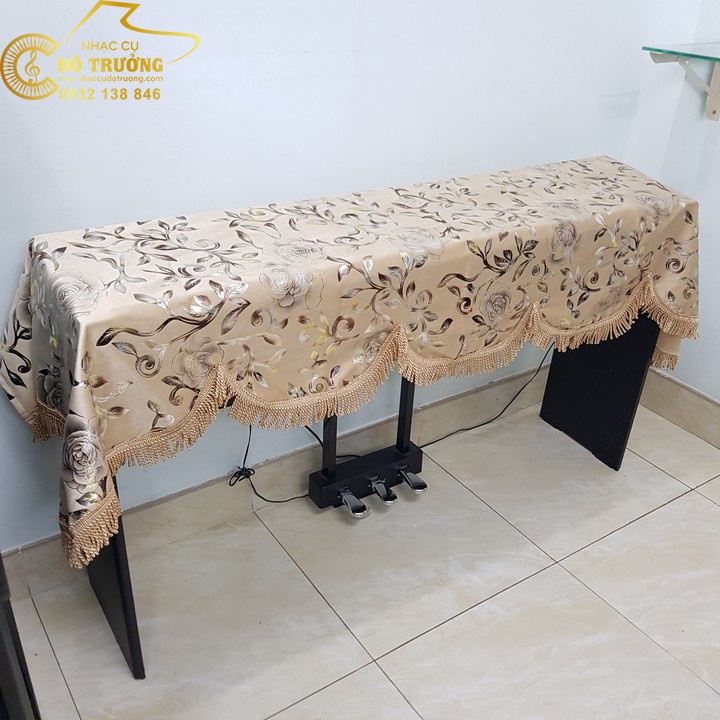 Khăn phủ đàn Piano điện Hoa Vàng Cát