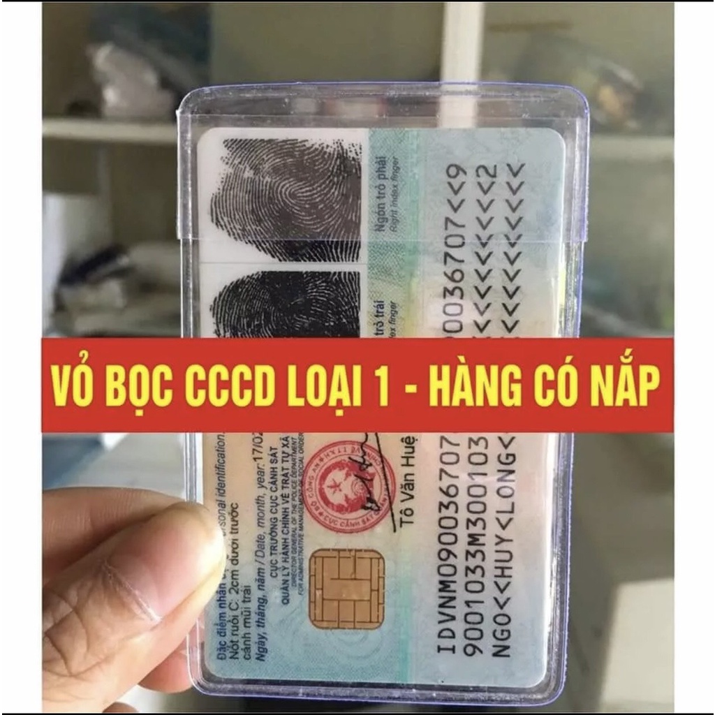 Túi đựng thẻ căn cước công dân Trong suốt ,bằng lái xe,ATM, Card visit, CMND vỏ bọc thẻ căn cước bằng lái xe