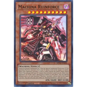 Thẻ bài Yugioh Machina Ruinforce - MP22-EN203 - Super Rare 1st Edition