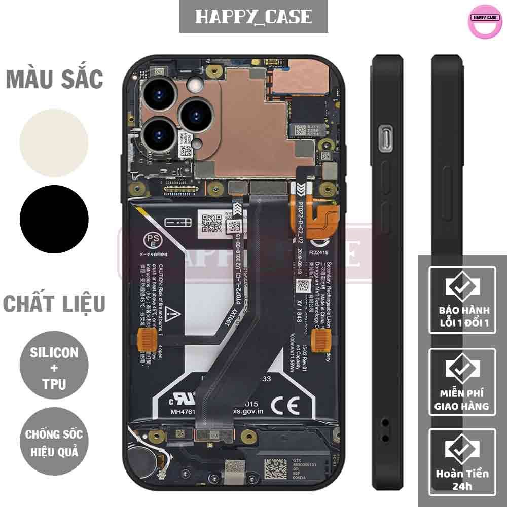 Ốp iPhone P167 Hình Inside Phone Chống Sốc iPhone Happy Case