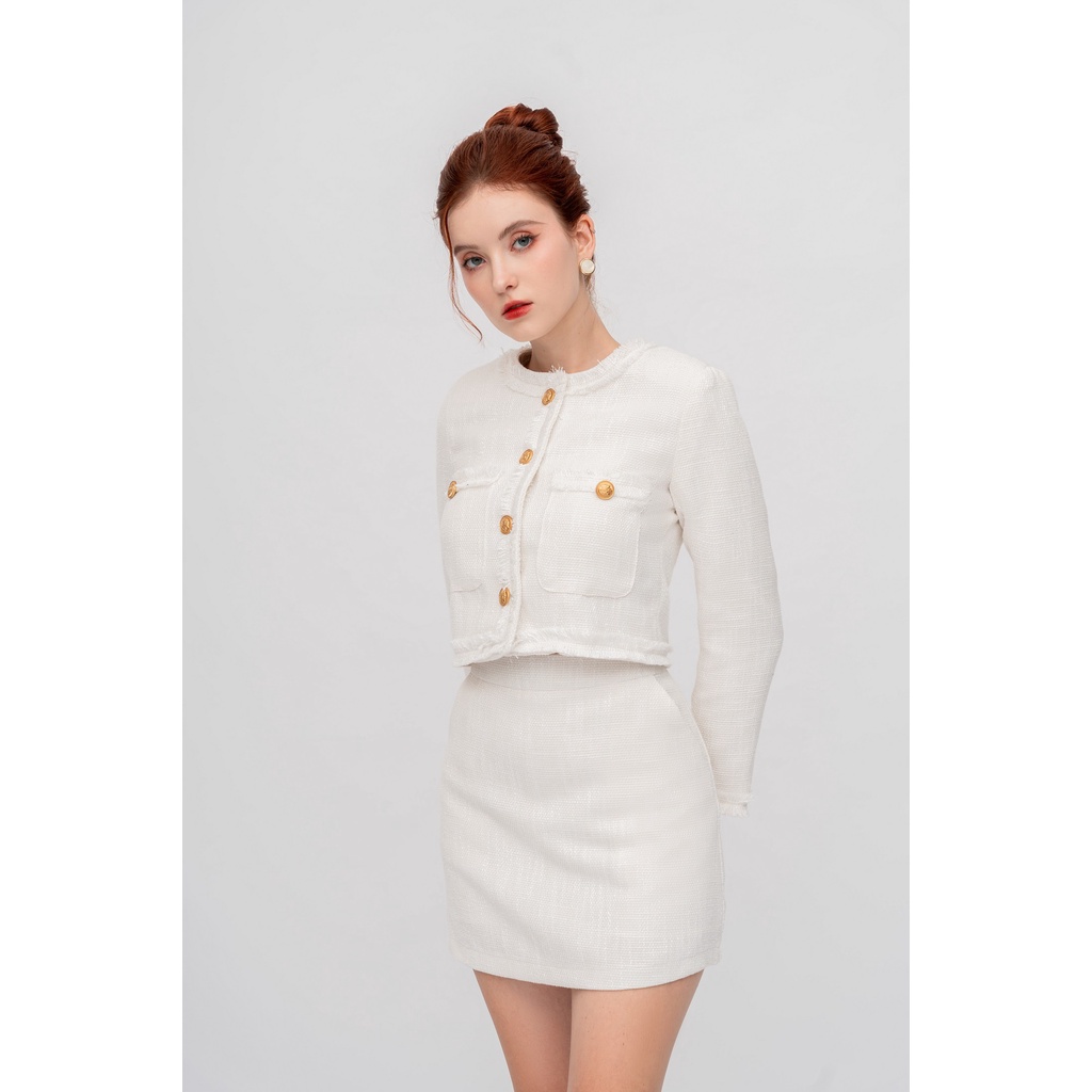 Set dạ tweed thiết kế Meemdy - Rina set