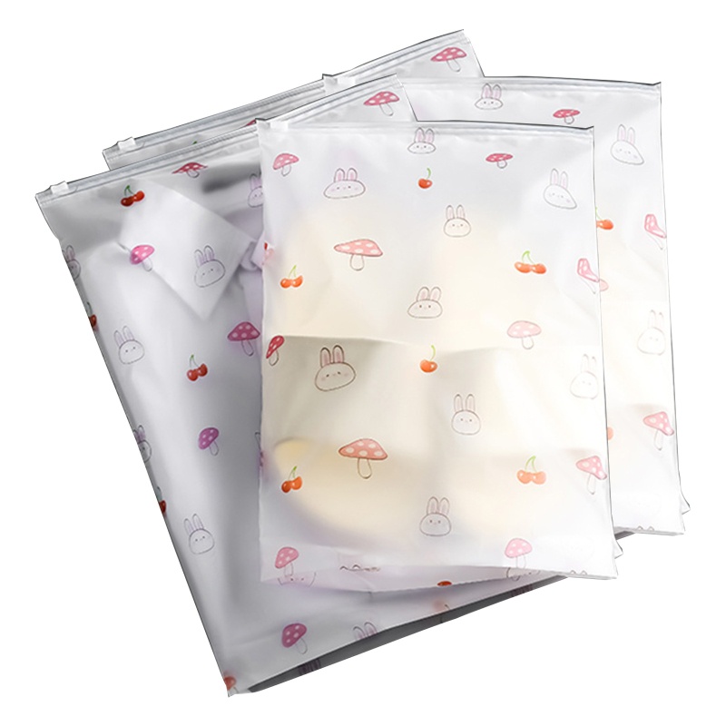 Bộ 5 Túi Đựng Đồ Lót / Mỹ Phẩm Chống Thấm Nước / Bụi Bẩn Có Khóa Kéo Tiện Dụng Mang Theo Du Lịch